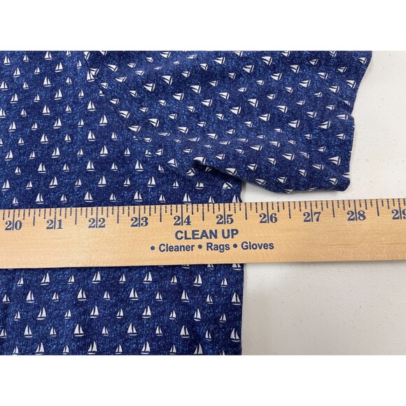Daniel Cremieux Classics Men's Blue Sailboat Nautical Print Polo Shirt Size XL - Picture 8 of 10